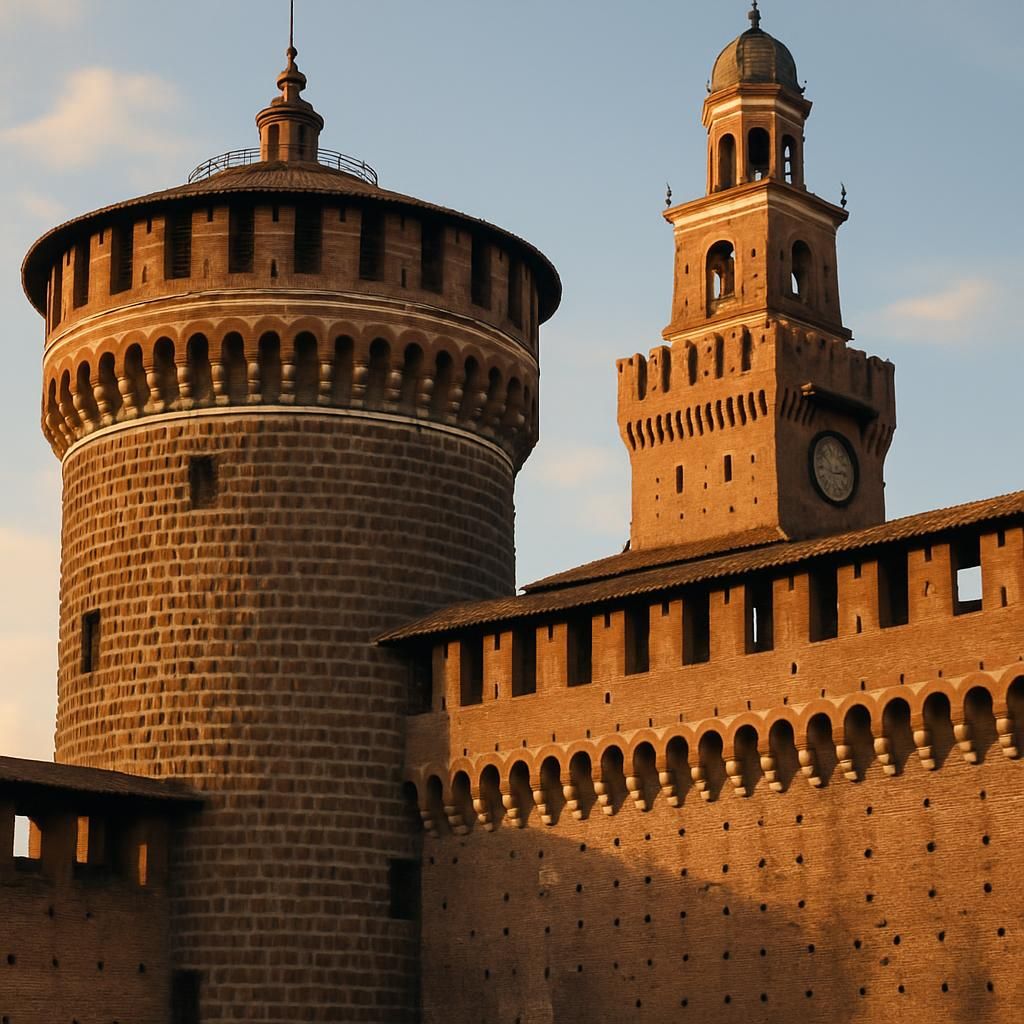 découvrez le château des sforza à milan : achetez vos billets, explorez ses musées fascinants et profitez d'une visite complète pour plonger dans l'histoire et l'art italien.