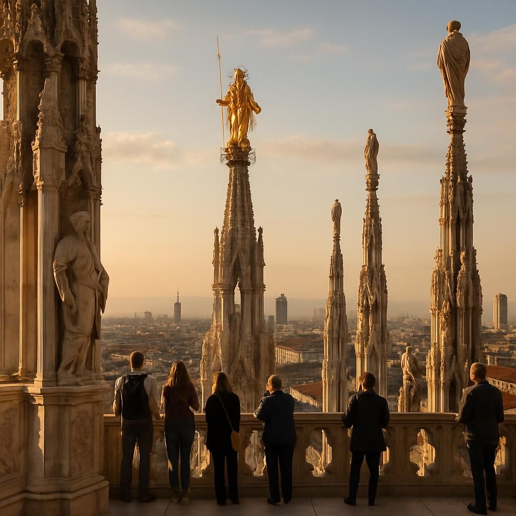 découvrez le duomo di milano avec notre guide complet en français. histoire, architecture, conseils de visite et anecdotes pour profiter au mieux de cette merveille milanaise.