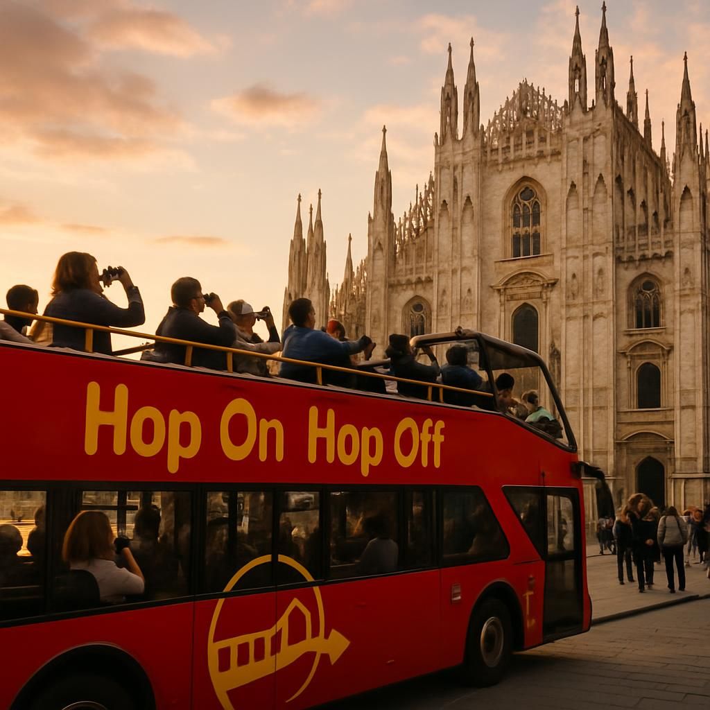 découvrez milan à votre rythme avec les billets hop-on hop-off : circuits touristiques en bus pratiques et flexibles pour explorer les incontournables de la ville.