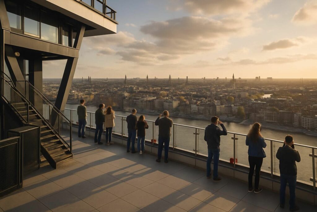 découvrez a'dam lookout amsterdam et réservez vos billets pour profiter du point de vue le plus haut de la ville. vues panoramiques impressionnantes et expérience unique vous attendent.