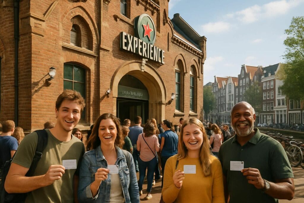 découvrez la heineken experience à amsterdam : réservez vos billets pour une visite immersive de la brasserie historique et explorez l'univers de cette bière emblématique.