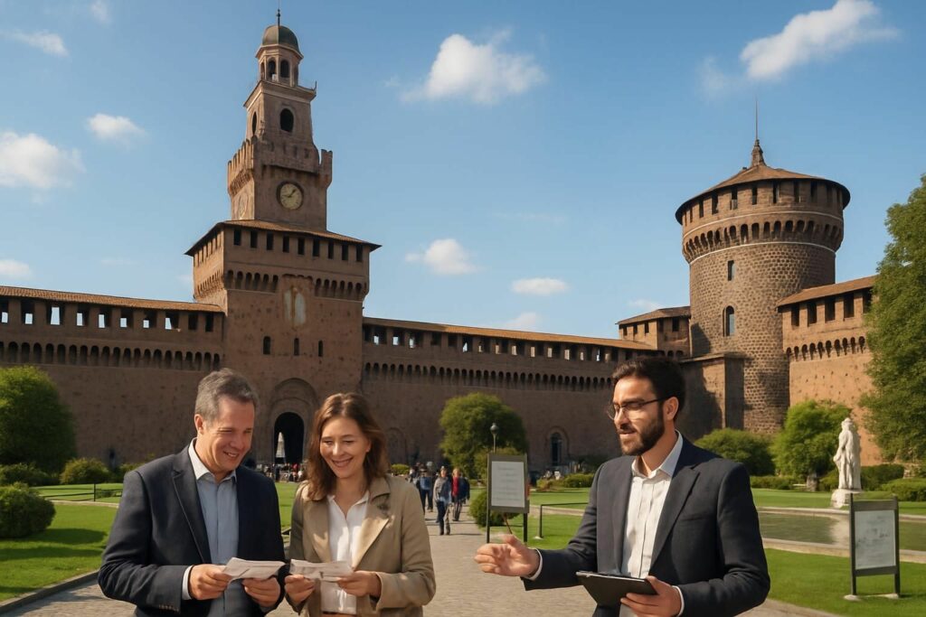 découvrez le château des sforza à milan : achetez vos billets, explorez ses musées fascinants et profitez d'une visite complète pour plonger dans l'histoire et la culture italienne.