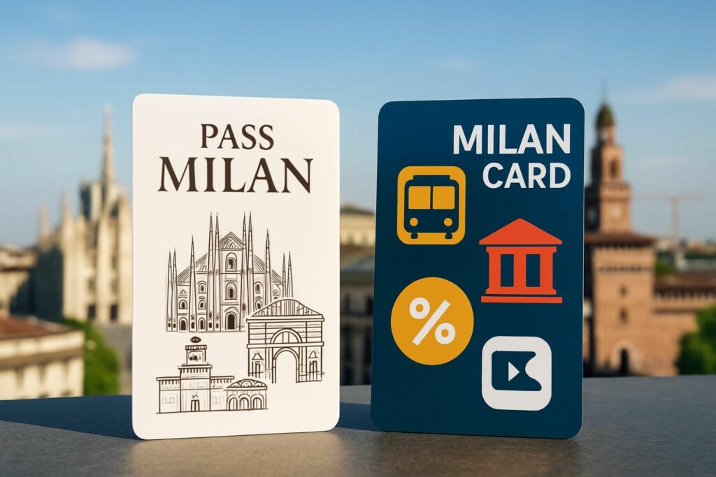 comparez le pass milan et la milan card pour savoir quel pass choisir afin de profiter au mieux de votre visite à milan. découvrez leurs avantages, prix et services inclus.