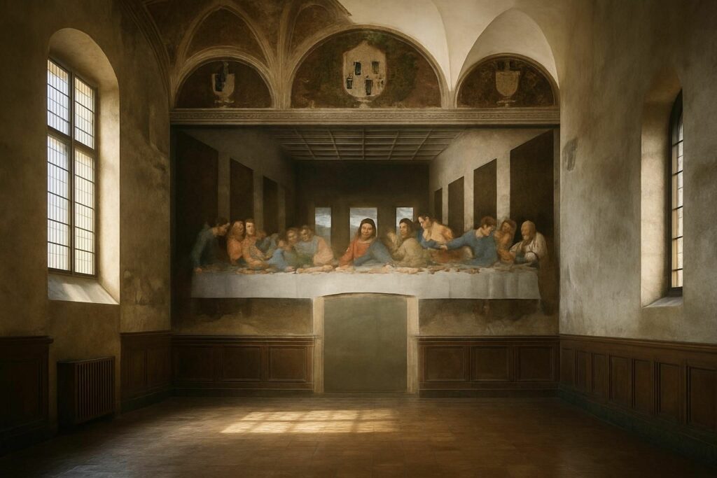 découvrez santa maria delle grazie à milan, célèbre pour son église historique et la majestueuse fresque de la cène de léonard de vinci.